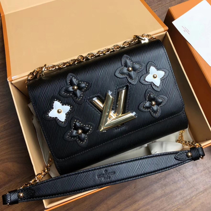 Сумка Louis Vuitton Twist MM M53762 Epi Leather "Black" фото № 2