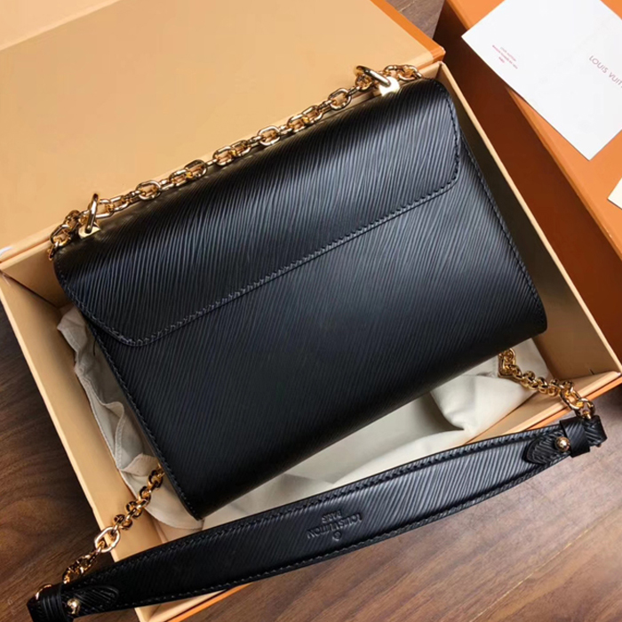 Сумка Louis Vuitton Twist MM M53762 Epi Leather "Black" фото № 4