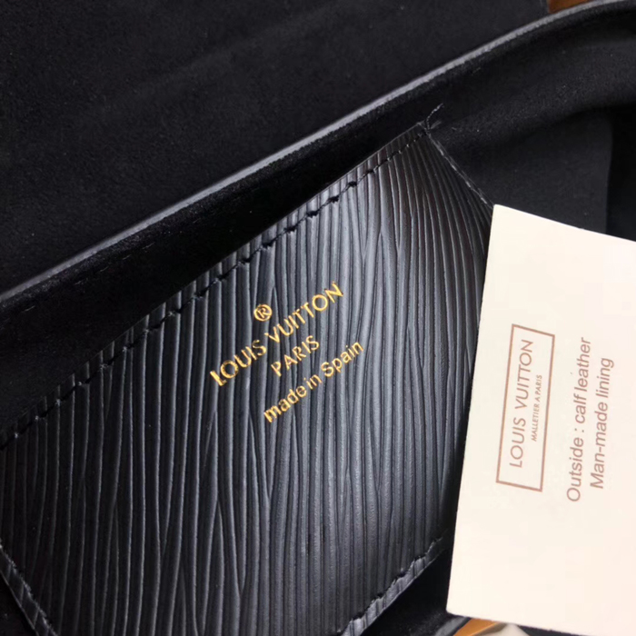 Сумка Louis Vuitton Twist MM M53762 Epi Leather "Black" фото № 10