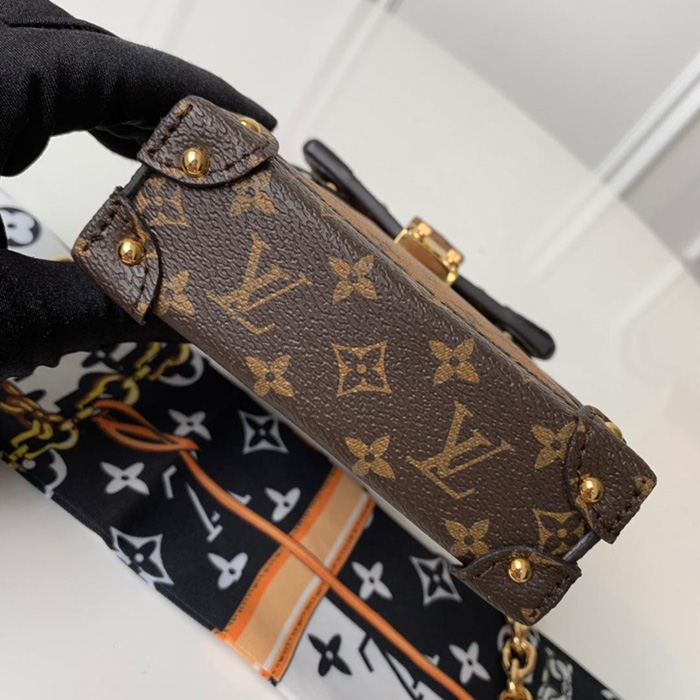 Сумка Louis Vuitton Pochette Trunk Verticale M67873 Monogram Reverse Coated Canvas "Brown" фото № 5