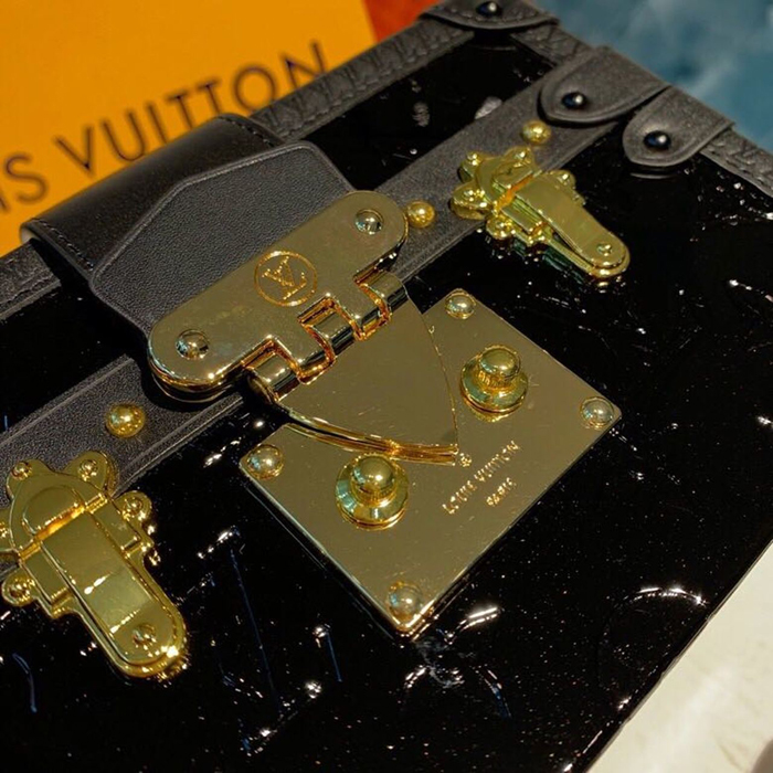 Сумка Louis Vuitton Petite Malle M54180 Monogram Vernis "Black" фото № 6