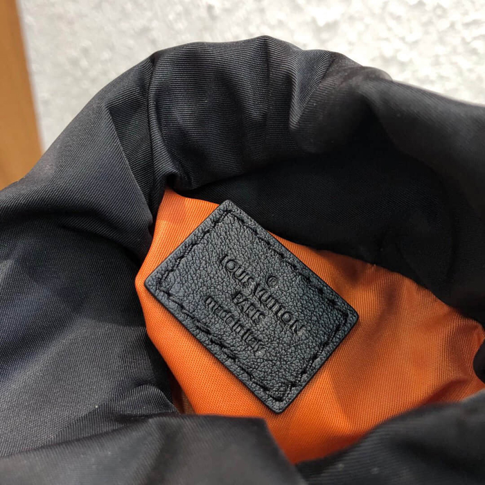 Сумка Louis Vuitton Chalk Nano Bag M44628 Monogram Shadow Leather "Black" фото № 9