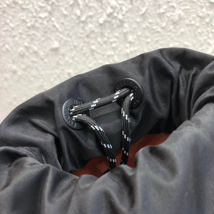 Сумка Louis Vuitton Chalk Nano Bag M44628 Monogram Shadow Leather "Black" фото № 8