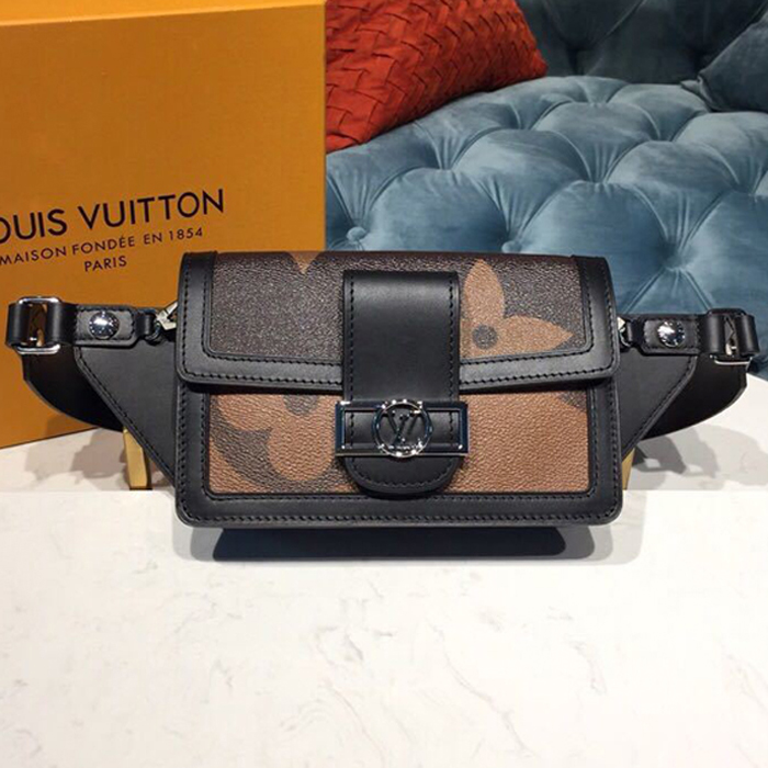 Сумка Louis Vuitton Bumbag Dauphine M67696 Monogram Coated Canvas "Brown" фото № 2