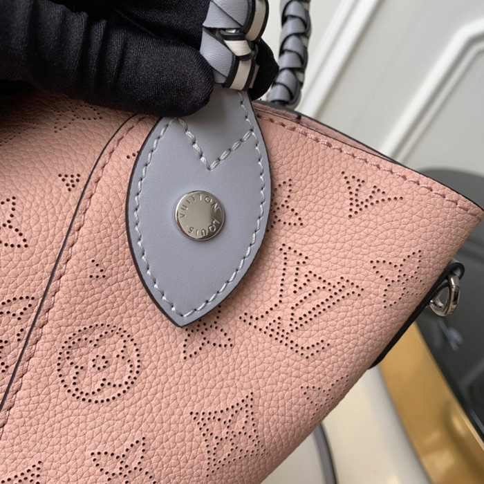Сумка Louis Vuitton Hina PM M53938 Mahina Leather Magnolia "Pink" фото № 7