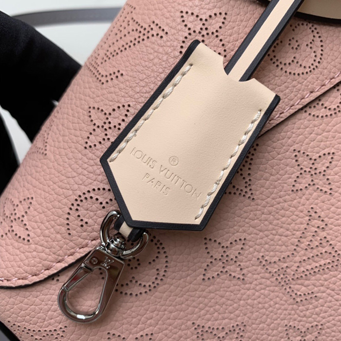 Сумка Louis Vuitton Hina PM M53938 Mahina Leather Magnolia "Pink" фото № 6