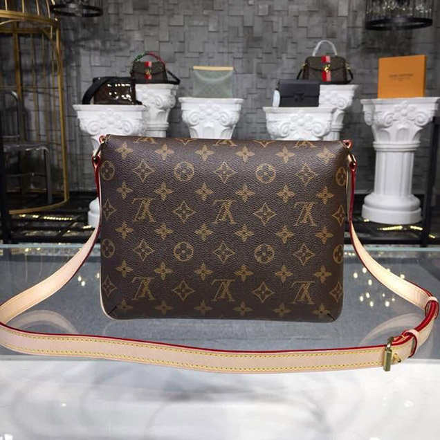 Сумка Louis Vuitton Musette Tango Short Strap Shoulder Bag Monogram Canvas Fall Winter 2018 Collection M51257 "Brown" фото № 4
