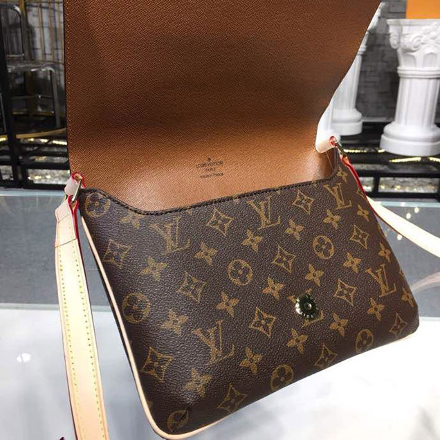 Сумка Louis Vuitton Musette Tango Short Strap Shoulder Bag Monogram Canvas Fall Winter 2018 Collection M51257 "Brown" фото № 8