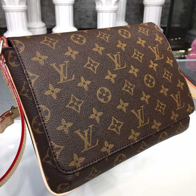 Сумка Louis Vuitton Musette Tango Short Strap Shoulder Bag Monogram Canvas Fall Winter 2018 Collection M51257 "Brown" фото № 10