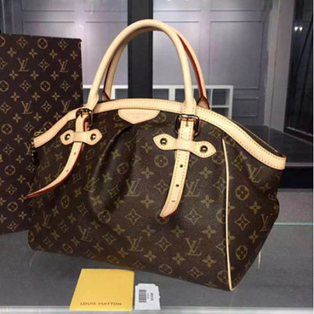 Сумка Louis Vuitton M40144 Tivoli GM Tote Bag Monogram Canvas "Brown" фото № 3