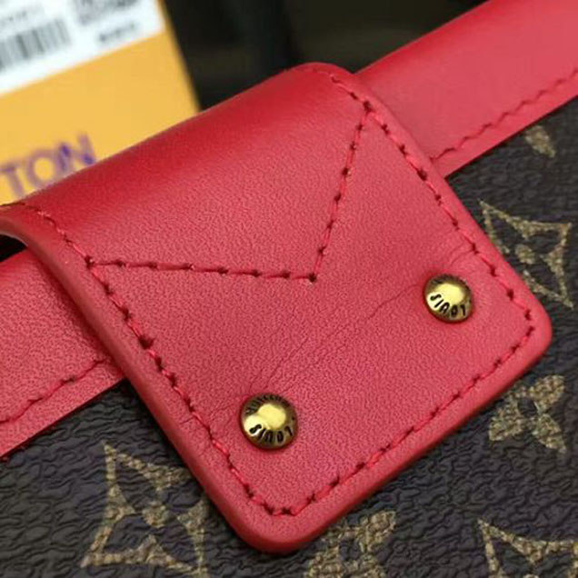 Сумка Louis Vuitton M40274 Petite Malle Crossbody Bag Monogram Canvas "Brown" фото № 7