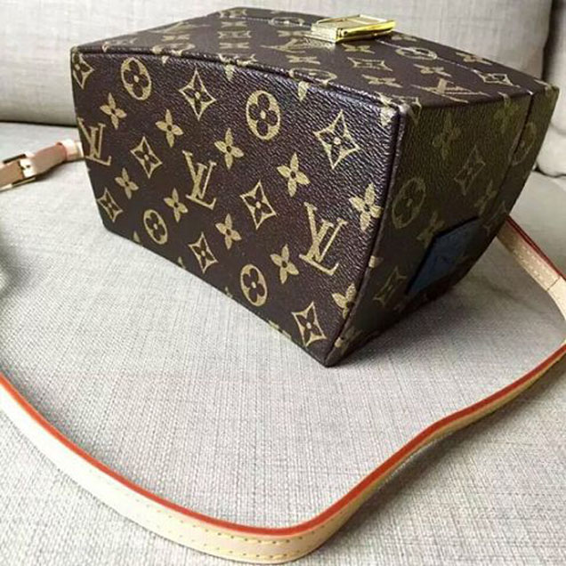 Сумка Louis Vuitton M40275 Twisted Box By Rei Frank Gehry Tote Bag Monogram Canvas "Brown" фото № 4