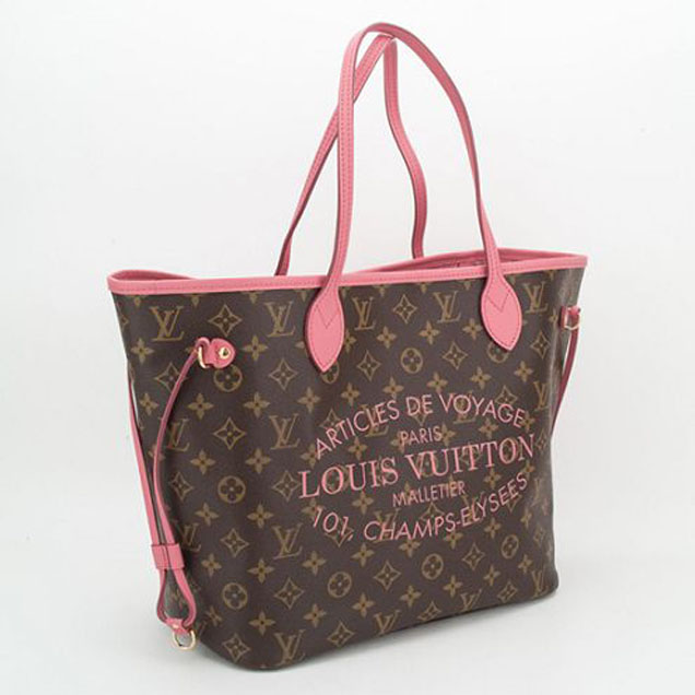 Сумка Louis Vuitton M40939 Neverfull MM Shoulder Bag Monogram Canvas "Brown" фото № 3
