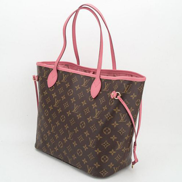 Сумка Louis Vuitton M40939 Neverfull MM Shoulder Bag Monogram Canvas "Brown" фото № 4