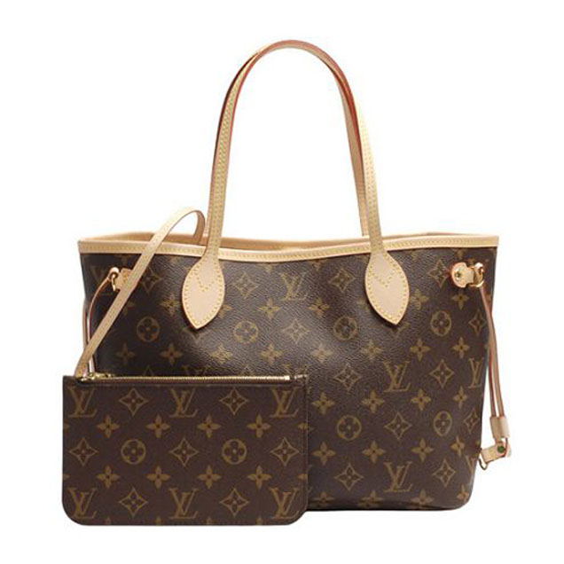 Сумка Louis Vuitton M41000 Neverfull PM Shoulder Bag Monogram Canvas "Brown" фото № 2