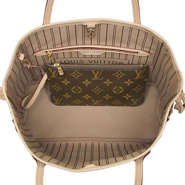 Сумка Louis Vuitton M41000 Neverfull PM Shoulder Bag Monogram Canvas "Brown" фото № 8