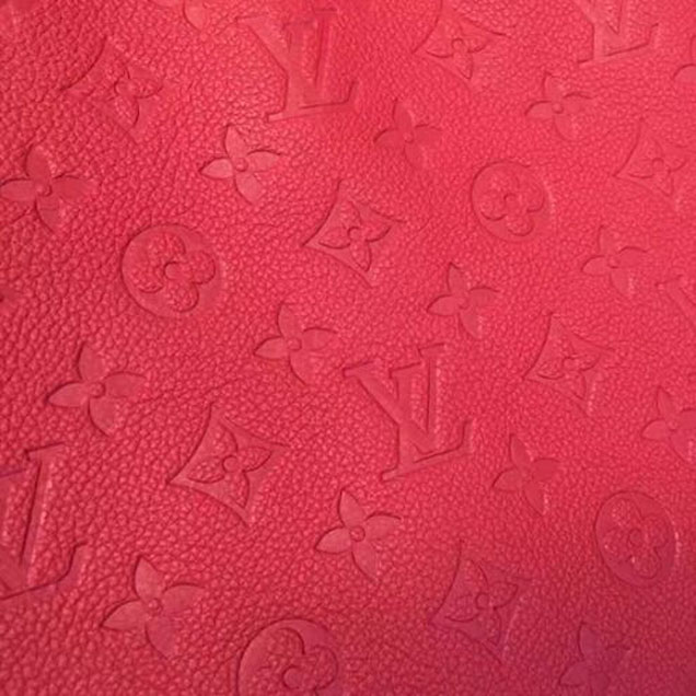 Сумка Louis Vuitton M41308 Montaigne MM Tote Bag Monogram Empreinte Leather "Red" фото № 8