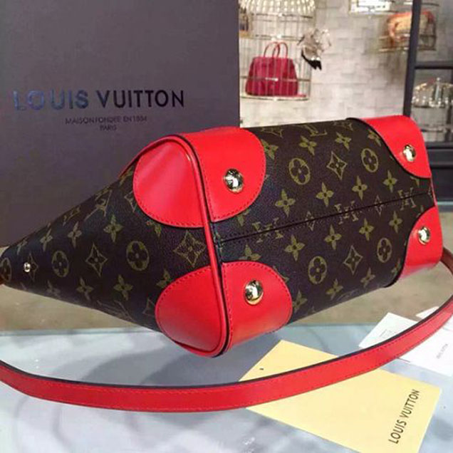 Сумка Louis Vuitton M41537 Phenix PM Tote Bag Monogram Canvas "Brown" фото № 4