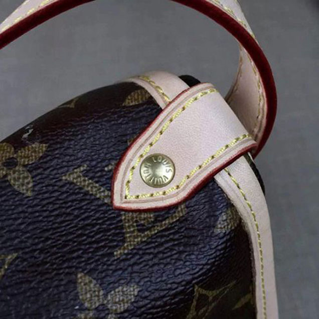 Сумка Louis Vuitton M42256 Saumur Crossbody Bag Monogram Canvas "Brown" фото № 8