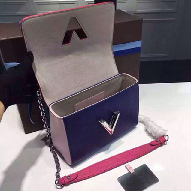 Сумка Louis Vuitton M42359 Twist MM Shoulder Bag Epi Leather "Pink" фото № 9