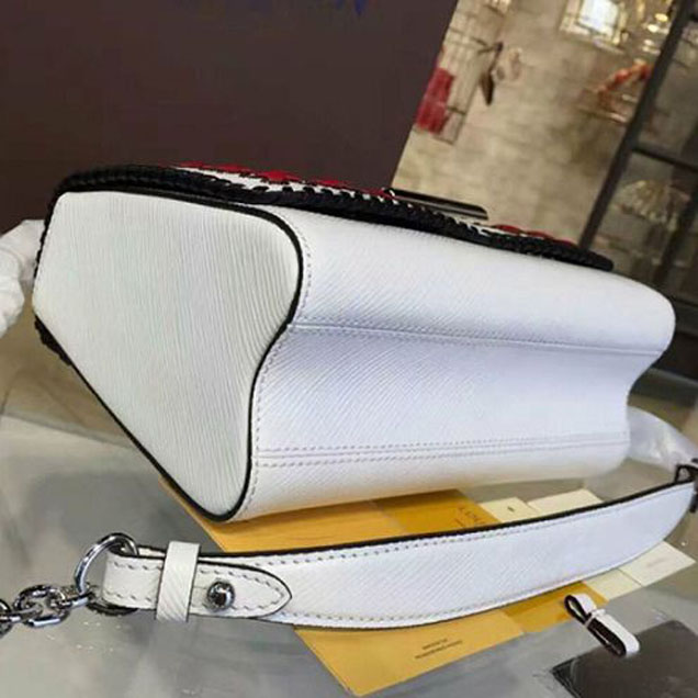Сумка Louis Vuitton M42777 Twist PM Shoulder Bag Epi Leather "White" фото № 5
