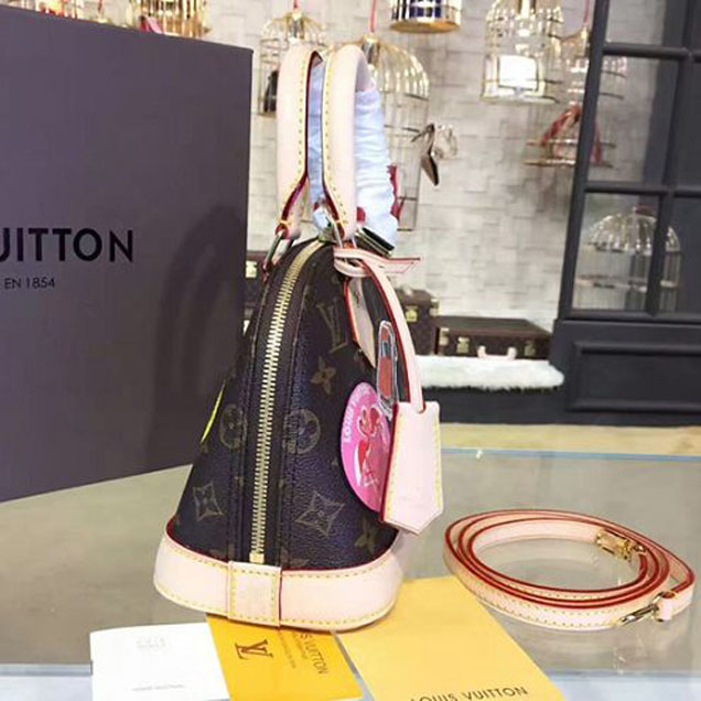 Сумка Louis Vuitton M43230 Alma BB Tote Bag Monogram Canvas "Brown" фото № 3