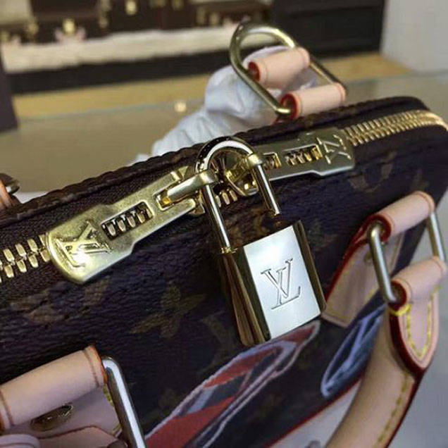 Сумка Louis Vuitton M43230 Alma BB Tote Bag Monogram Canvas "Brown" фото № 5