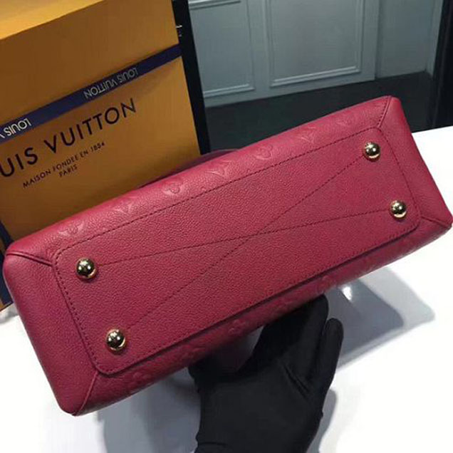 Сумка Louis Vuitton M43249 Vosges MM Tote Bag Monogram Empreinte Leather "Purple" фото № 5