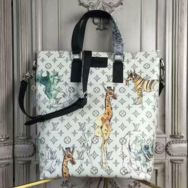 Портфель Louis Vuitton M43295 Tote NS Briefcase Monogram Canvas "White" фото № 2