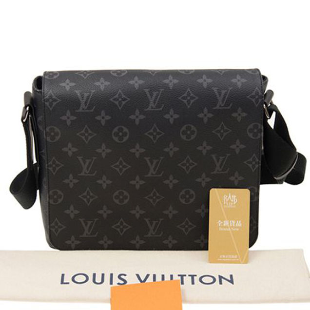 Сумка Louis Vuitton M44000 District PM Messenger Bag Monogram Eclipse Canvas "Black" фото № 8