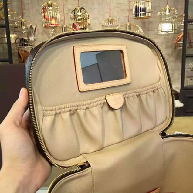 Косметичка Louis Vuitton M47280 Nice Monogram Canvas "Brown" фото № 9