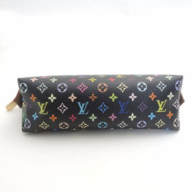 Косметичка Louis Vuitton M47355 Cosmetic Pouch Monogram Multicolore Canvas "Black" фото № 5