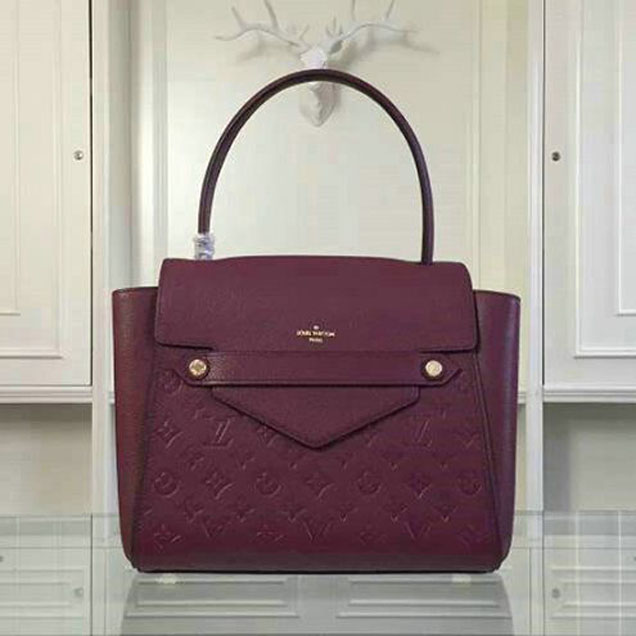 Сумка Louis Vuitton M50440 Trocadero Tote Bag Monogram Empreinte Leather "Purple" фото № 2