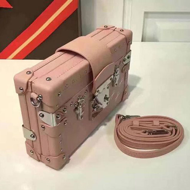 Сумка Louis Vuitton M50733 Petite Malle Crossbody Bag Epi Leather "Peach" фото № 3