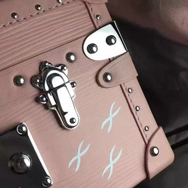 Сумка Louis Vuitton M50733 Petite Malle Crossbody Bag Epi Leather "Peach" фото № 8