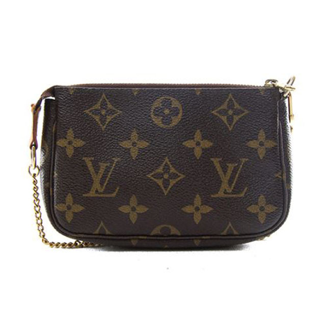 Сумка Louis Vuitton M60153 Mini Pochette Accessoires Trunks Monogram Canvas "Brown" фото № 3