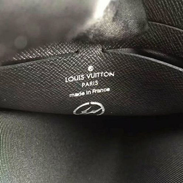 Клатч Louis Vuitton M64440 Pochette Voyage MM Monogram Eclipse Canvas "Black" фото № 10