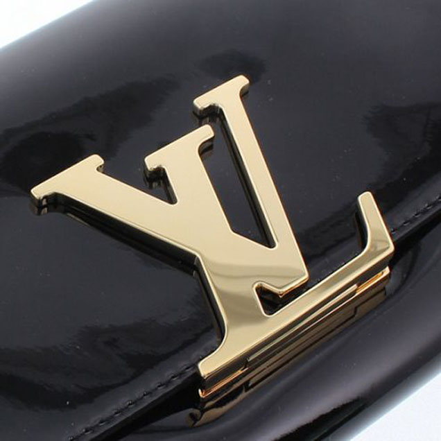 Клатч Louis Vuitton M90083 Louise Monogram Vernis "Black" фото № 6