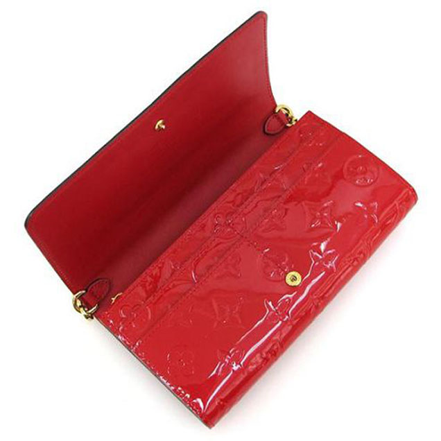 Сумка Louis Vuitton M90206 Chain Wallet Monogram Vernis "Red" фото № 5