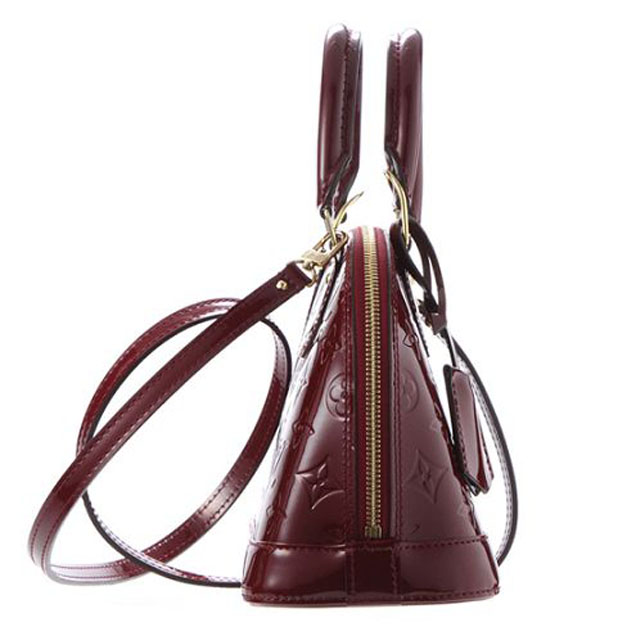 Сумка Louis Vuitton M90231 Alma BB Tote Bag Monogram Vernis "Chocolate" фото № 5