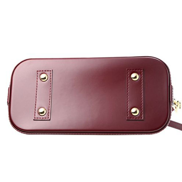 Сумка Louis Vuitton M90231 Alma BB Tote Bag Monogram Vernis "Chocolate" фото № 6