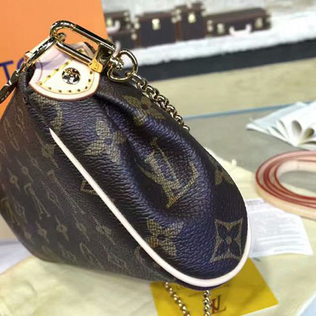 Сумка Louis Vuitton M95567 Eva Clutch Monogram Canvas "Brown" фото № 6