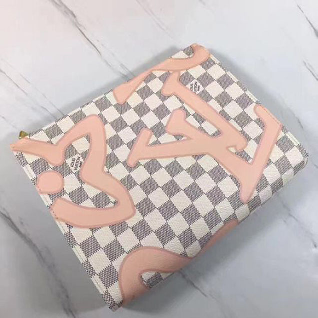 Косметичка Louis Vuitton N41049 Toiletry Pouch 26 Damier Azur Canvas "White" фото № 5