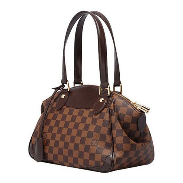 Сумка Louis Vuitton N41117 Verona PM Shoulder Bag Damier Ebene Canvas "Brown" фото № 3