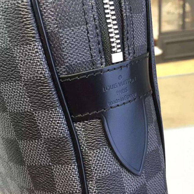 Портфель Louis Vuitton N41125 Porte-Documents Voyage Briefcase Damier Graphite Canvas "Graphite" фото № 5