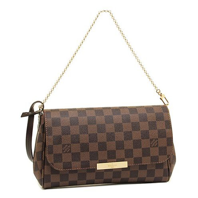 Сумка Louis Vuitton N41129 Favorite MM Damier Ebene Canvas "Brown" фото № 3