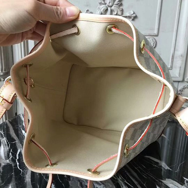 Сумка Louis Vuitton N41220 Noe BB Shoulder Bag Damier Azur Canvas "White" фото № 10