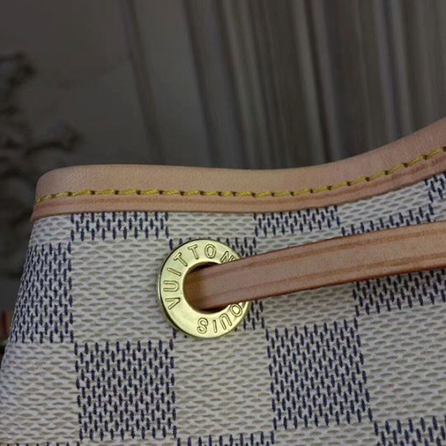 Сумка Louis Vuitton N41220 Noe BB Shoulder Bag Damier Azur Canvas "White" фото № 6