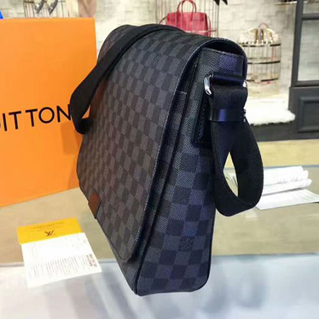 Сумка Louis Vuitton N41272 District MM Messenger Bag Damier Graphite Canvas "Graphite" фото № 3
