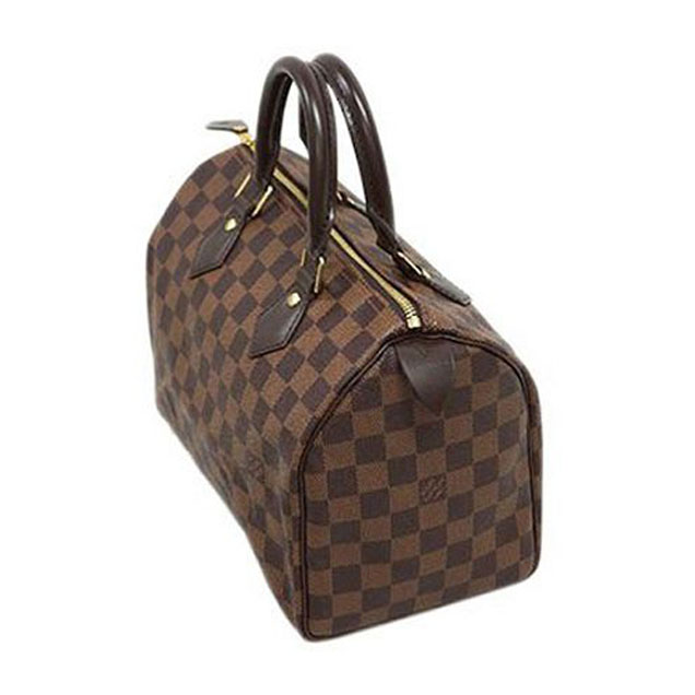 Сумка Louis Vuitton N41365 Speedy 25 Tote Bag Damier Ebene Canvas "Brown" фото № 4